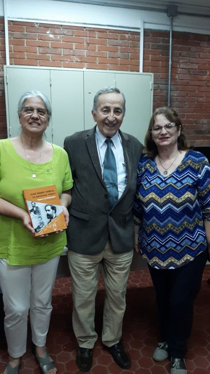 Directora del IFD prof. Silvia Jaureche, prof. Ágapo Luis Palomeque, subdirectora prof. Sara Martínez